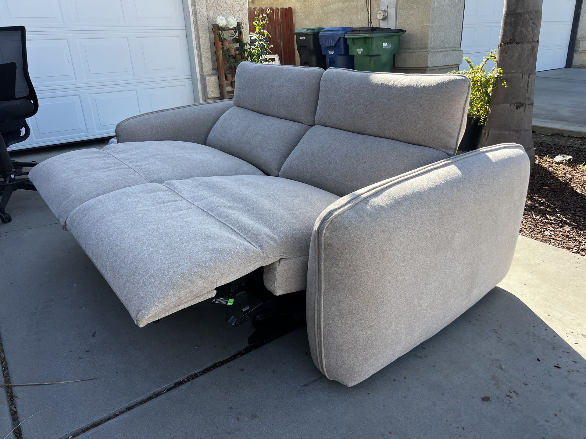 Brand New. All Modern Sofa Recliner. $699