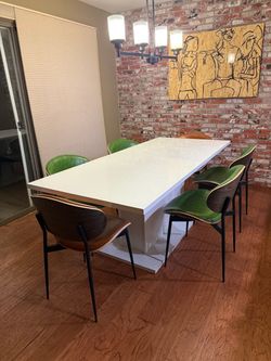$350 dining table plus chairs