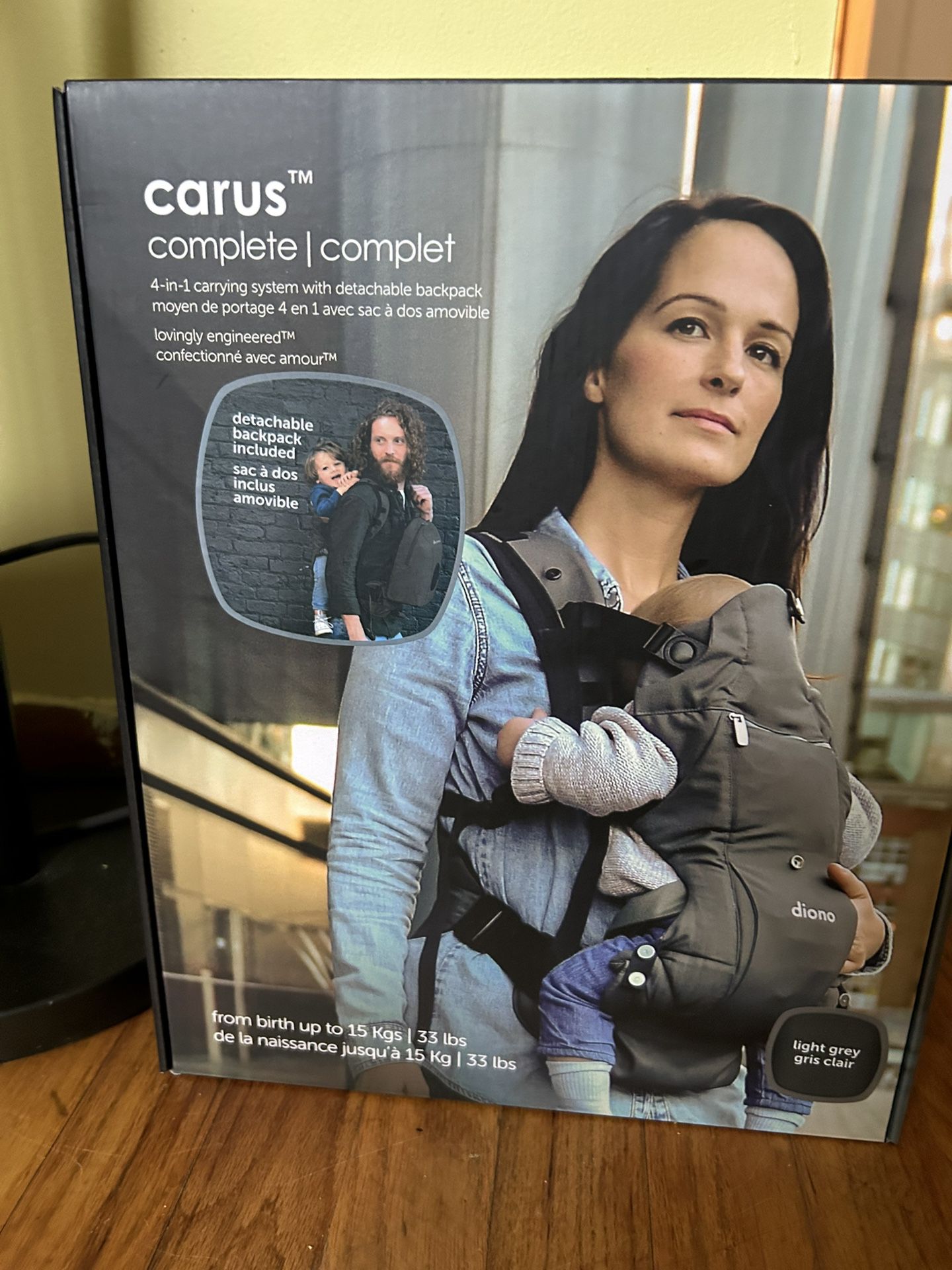 Diono Baby Carrier With Detachable Backpack 