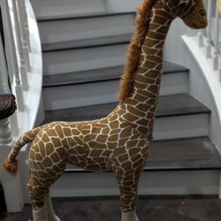 Fao Schwarz Large Giraffe Stuffed Animal 42"