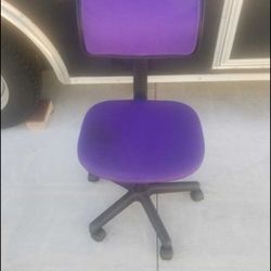 Purple office chair