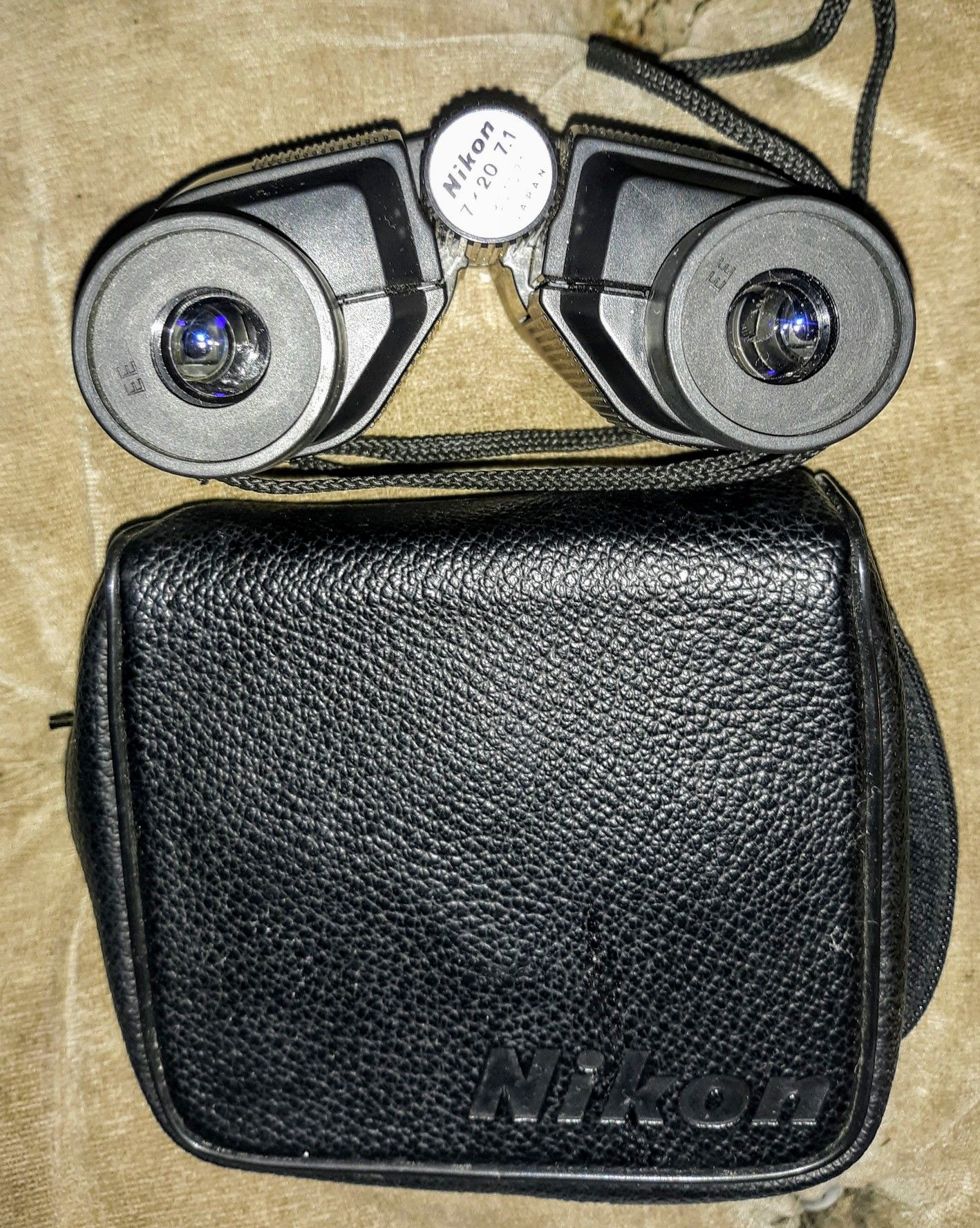 Vintage Nikon 7x20 7.1 Degrees Compact Binoculars