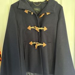 J Crew Wool Cape Xs