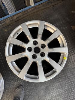 08-09 CADILLAC CTS OEM 18x8.5 inch FSK 9 spoke OPT P75 RIM ORIGINAL FACTORY ALLOY