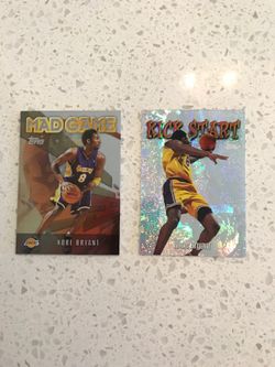 Kobe inserts mad game/kickstart mint