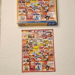 Cereal Boxes 1000 Piece Jigsaw Puzzle