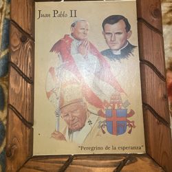 Juan Pablo Pope Picture Frame 