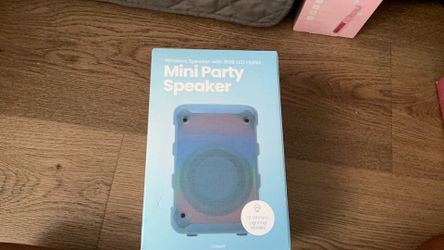 Mini party speaker