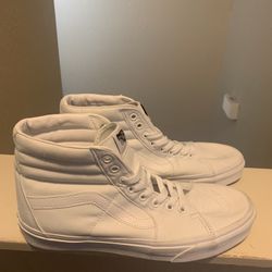 White High Top Vans 