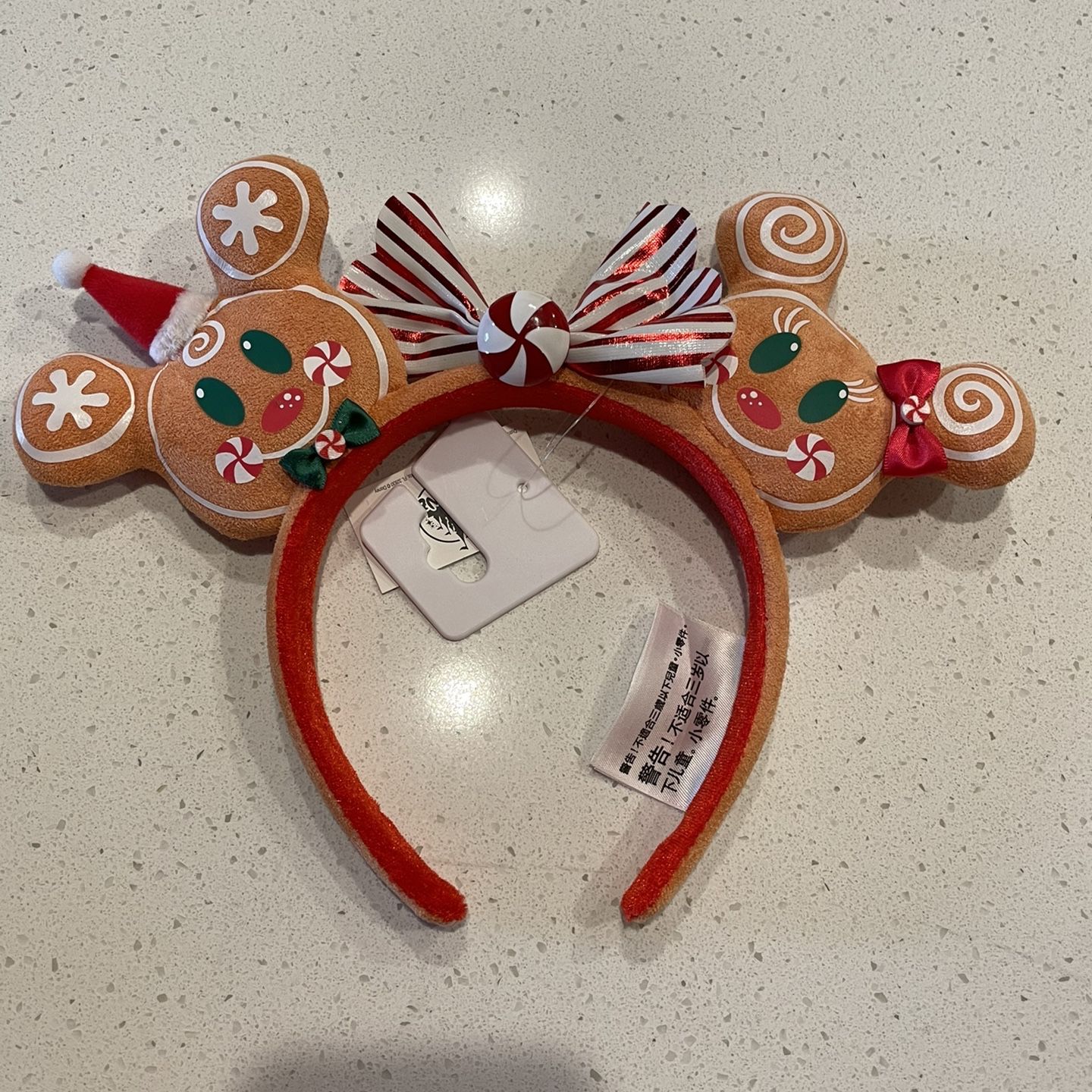 Disney Gingerbread Man Christmas Ears