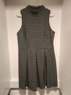 No Sleeve Turtle Neck Dress