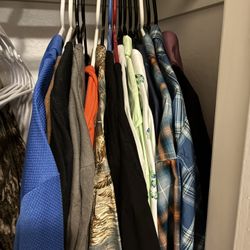 Men’s Closet Clean Out. Size XL And L.  New And Used 