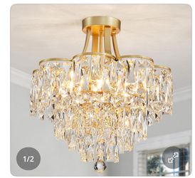 Crystal Chandelier Ceiling Light 