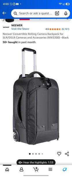 Nw3300 Camera travel backpack luggage $70