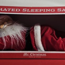 Animated Sleeping Santa