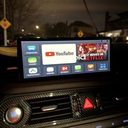 Wireless Apple Car Play & Android Auto With A.I Box Netflx Etc