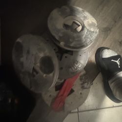 Industrial floor grinders for cement with Velcro