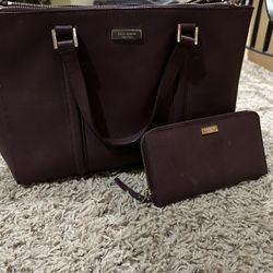 Kate Spade Purse With Matching Wallet 