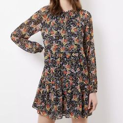 Ann Taylor Loft Long Sleeve Floral Dress