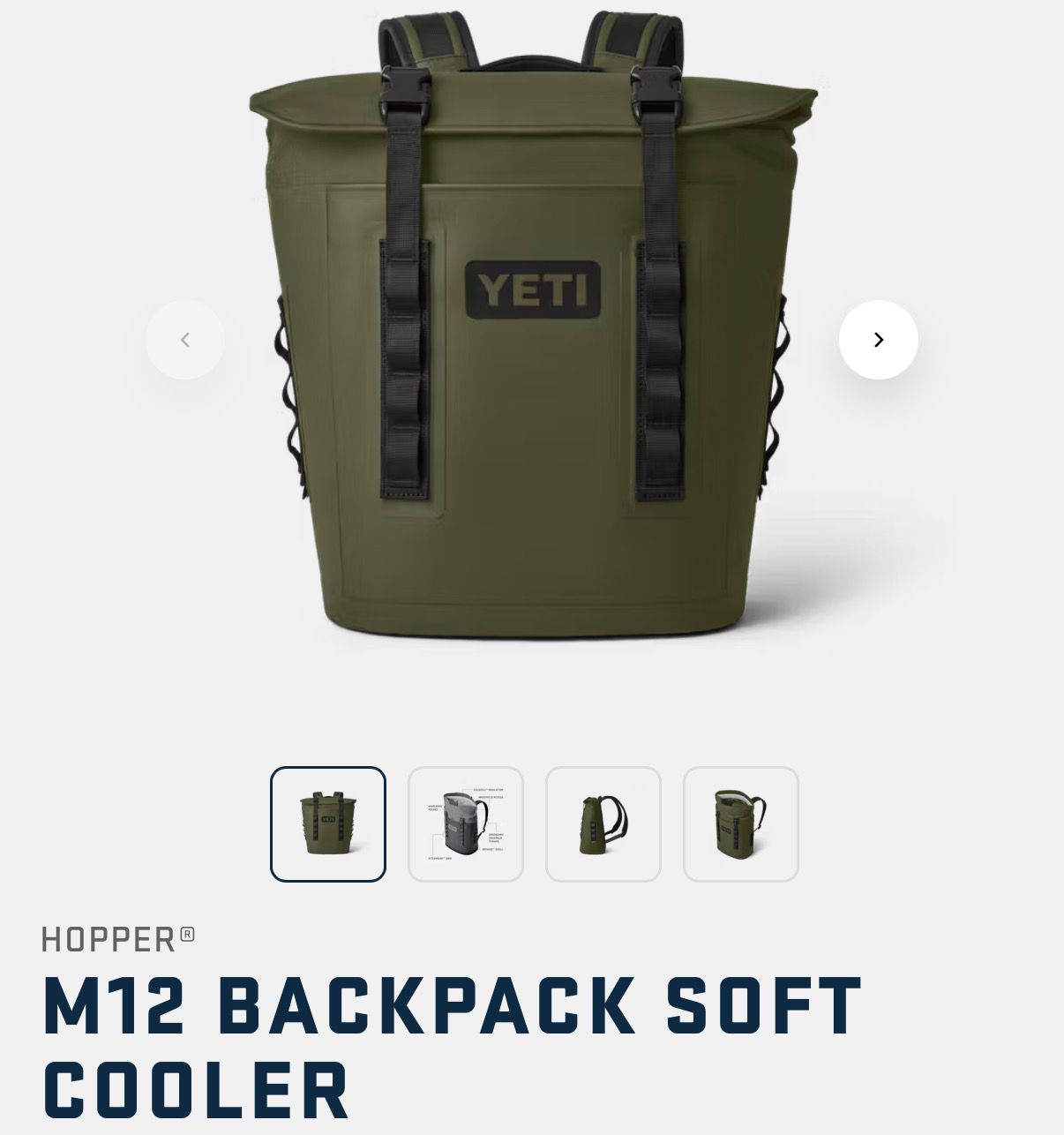 Yetti brand new soft cooler
