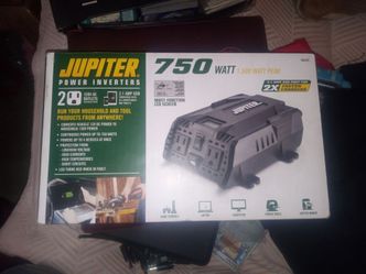 I have a Jupiter power inverter 750watt 1500 watt peak for sale (brand new)