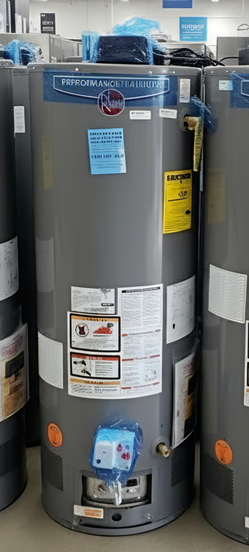 50 gallon gas water heater with installation including