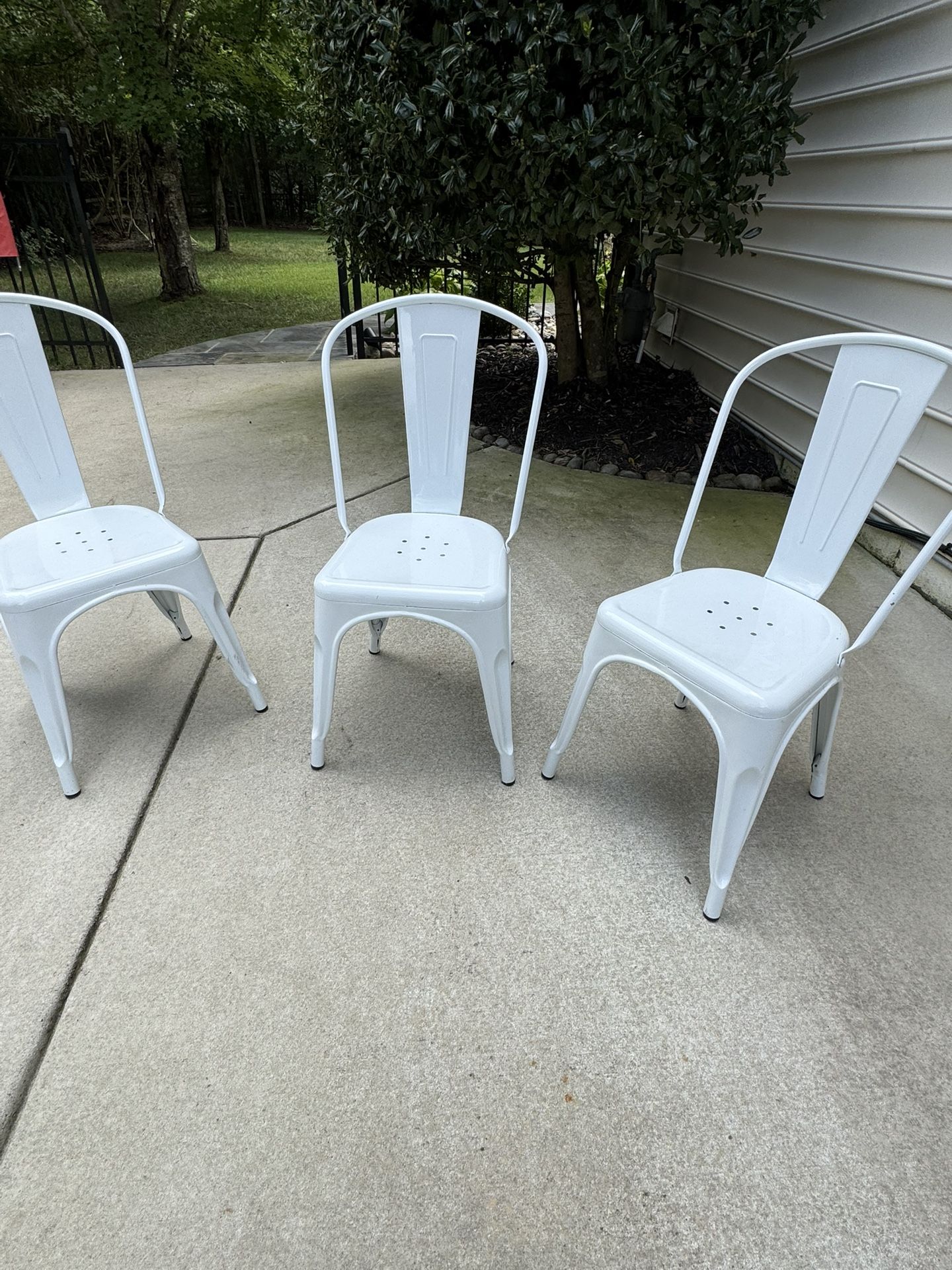 White Metal Chairs