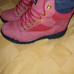 Red Timberland Boots