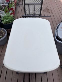 Lifetime 26 inch Rectangle Personal Table, Indoor/Outdoor