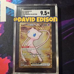 Pokémon TCG Mew ex Scarlet & Violet-151 205/165 Metal CGC 9.5