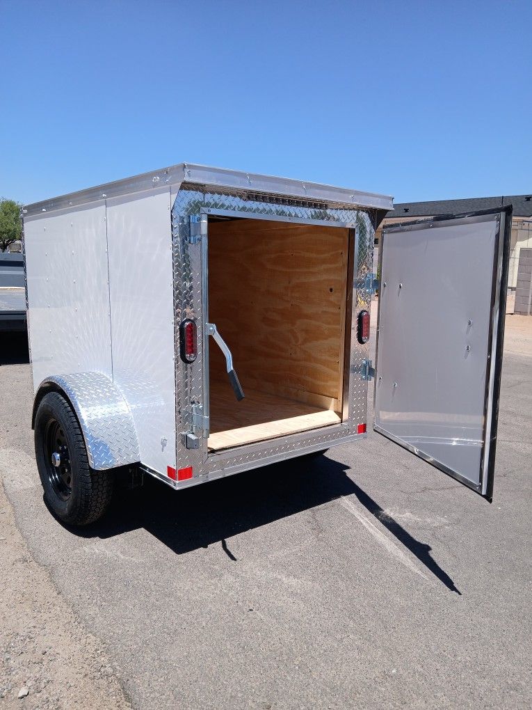 2026 4x6 Enclosed Trailer