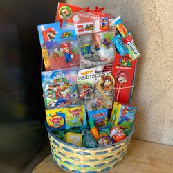 SUPER MARIO BROS EASTER BASKET