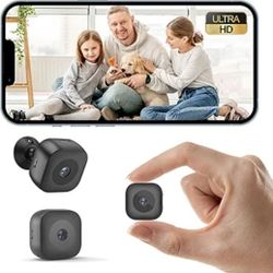 Hidden Camera,Mini Small Camera,HD Security WiFi Wireless Cameras SD Card Storage & App Control,Wireless Surveillance with Magnetic Mount,Motion Detec
