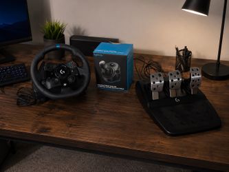 LOGITECH G923 (Full Kit) - wheel, shifter, and pedals!