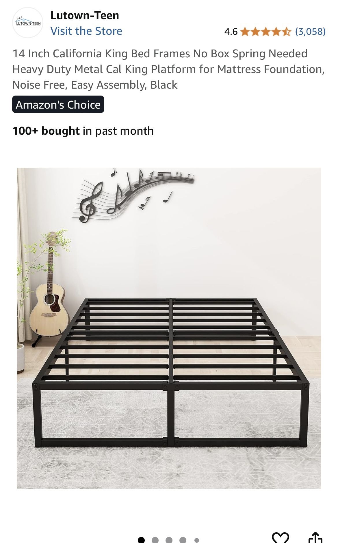 Cal King Bed Frame 