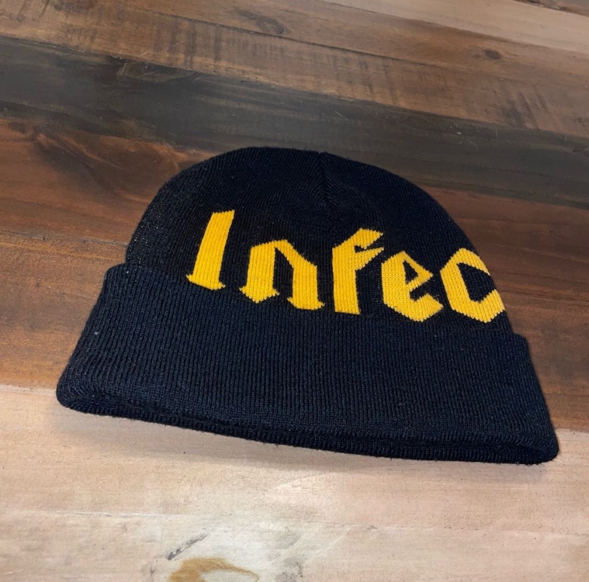 Infect Co. Black Thick Beanie