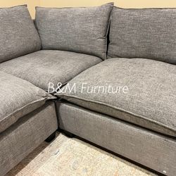 Brand New Grey Cloud Sectional 