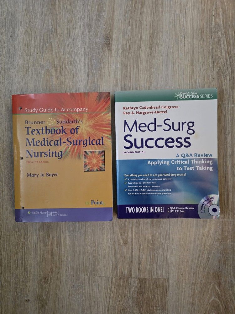 Medical Surgery Nursing Textbooks for Nurses In Nursing School