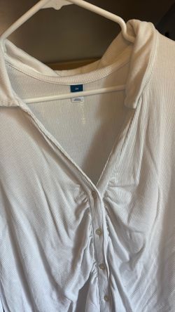 White Long-Sleeved Top