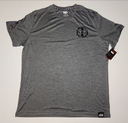 Mens XXL officially licensed Marvel Deadpool "Hero Elite" men's activewear t-shirt in heather gray