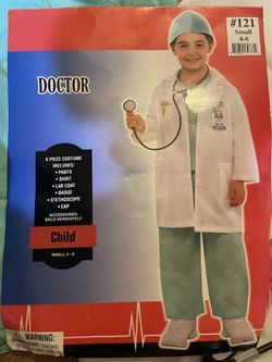 Child 4-6 Doctor Costume