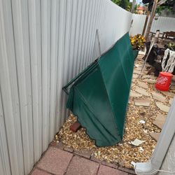 Canvas Awning- Green