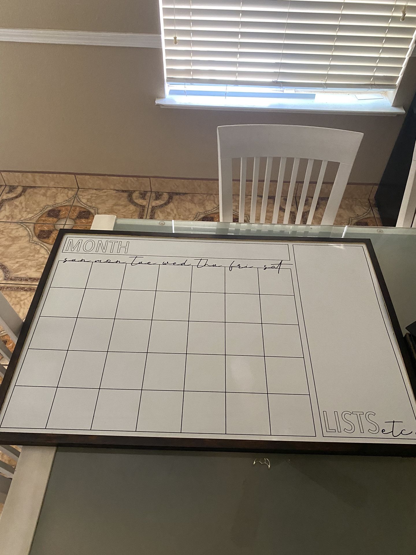 Large Whiteboard Calendar