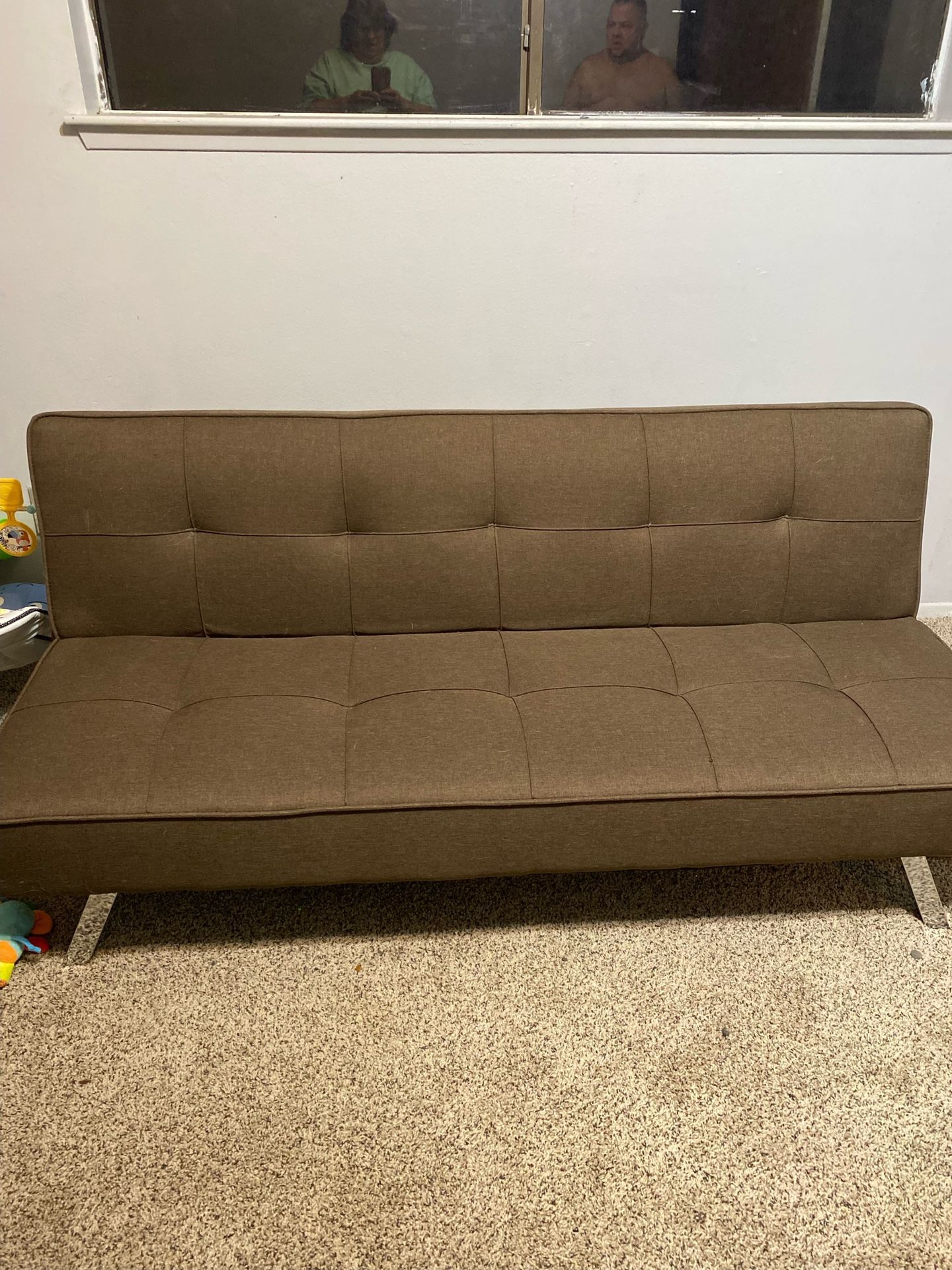 Brown Futon for Sale in Sienna Plant, TX OfferUp