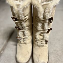 Women Winter Fur Boots Size 6.5 