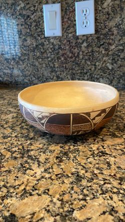 Native American Pottery Decorative Bowl