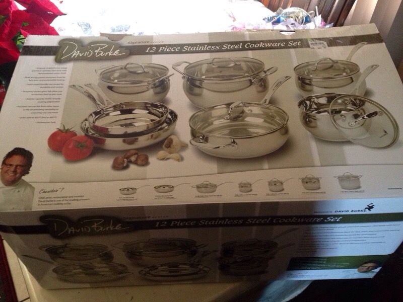 David Burke stainless steel Cookware