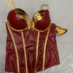DC Super Hero’s Wonder Woman Adult Size Medium Corset 