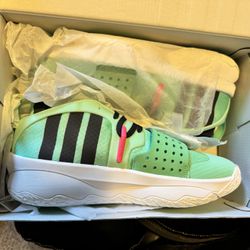 Basketball Shoes, Adidas DAME 8, New in Box, Seafoam color