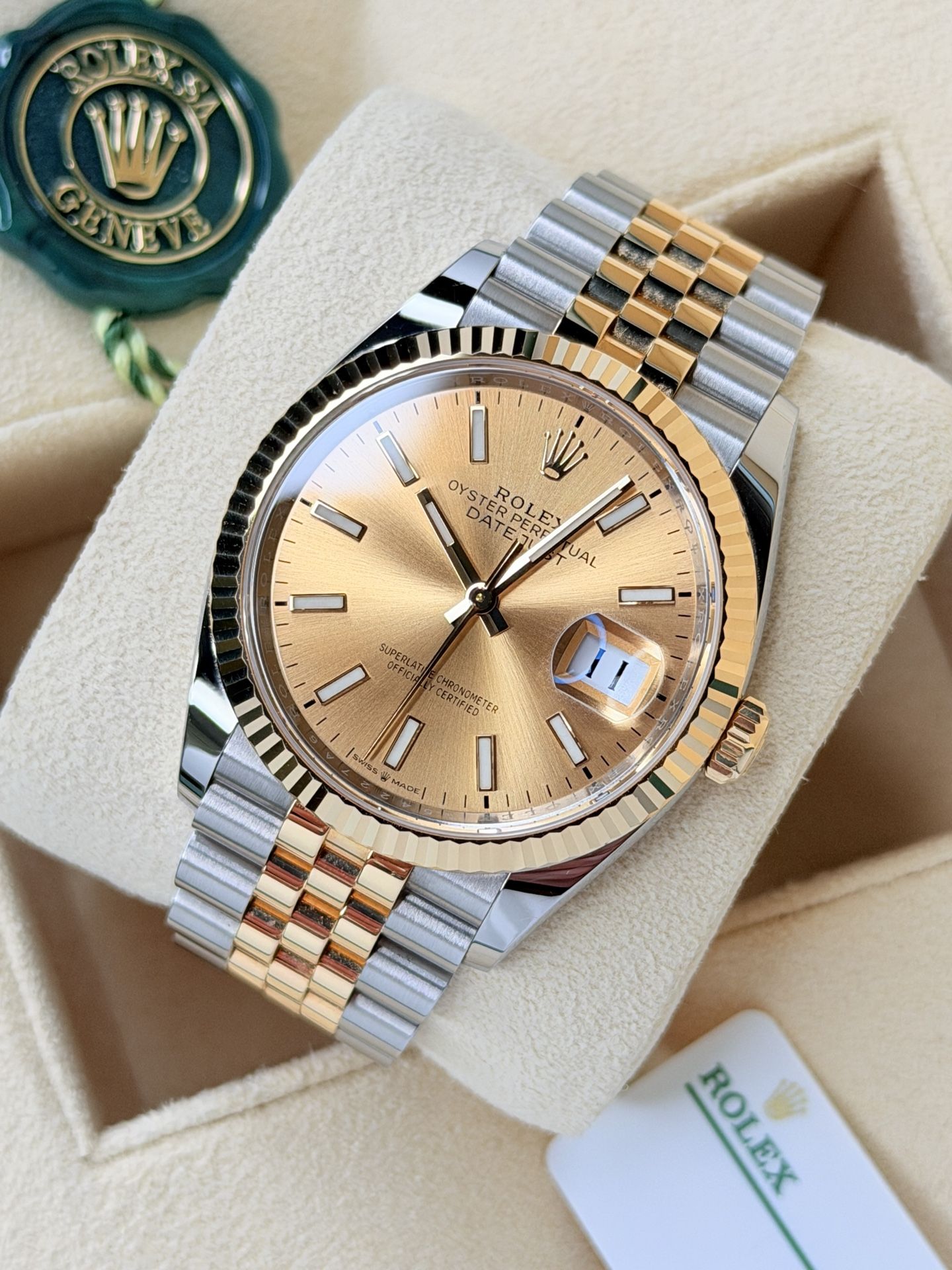 Rolex Datejust w/ Champagne Dial